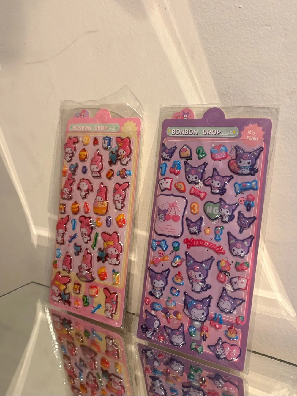 Hello kitty and friends puffy sticker bundle